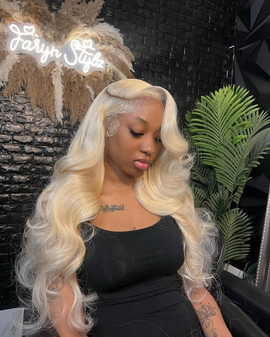 Russian Blonde Lace Frontal Wig