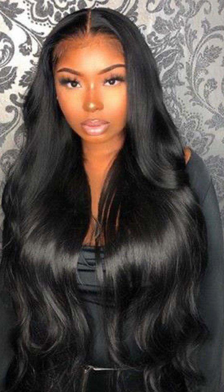 Mink Straight Frontal Wig - Foreign Strandz Hair Co.